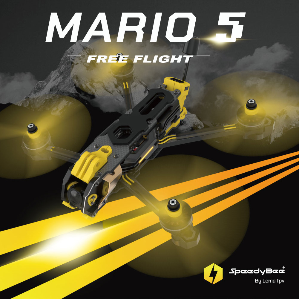 SpeedyBee Mario 5 Frame 5 inch - Skyzone Sky04O Pro Fpv Goggles ulasan dan harga